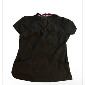 Black scrub top